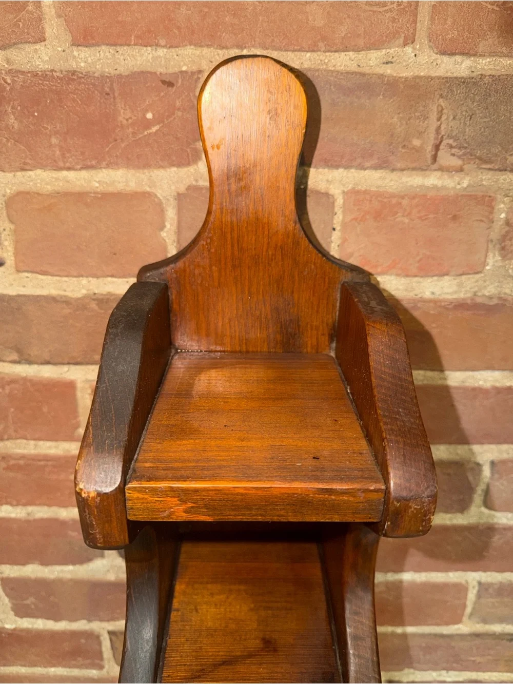 Vintage 4 Tier Wooden Wall Shelve Primitive Country Curio Knick Knack Display